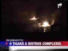 Incendiul de la complexul comercial din Iasi a izbucnit din cauza unei tigari