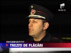 O familie din Brasov a fost la un pas sa arda de vii