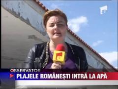 Plajele romanesti sunt din ce in ce mai mici