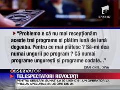 Telespectatori revoltati