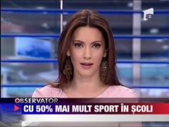 Ministerul Educatiei vrea mai mult sport in scoli
