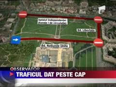 Trafic restrictionat in Bucuresti