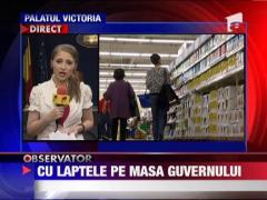 Scandalul laptelui a ajuns pe masa Guvernului