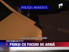Hoti opriti cu focuri de arma in Capitala