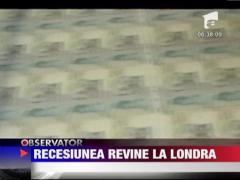 Economia britanica a intrat din nou in recesiune