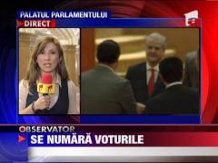 Guvernul Mihai Razvan Ungureanu da primul test politic major