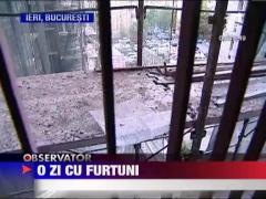O furtuna puternica a facut ravagii in Capitala