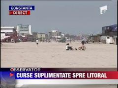 Cursele spre litoral au fost suplimentate