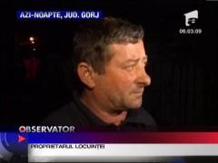 Incendiu violent in Gorj