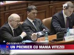 Victor Ponta, un premier cu mania vitezei