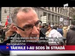 Protestele din Spania continua