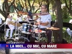 Campanie electorala cu mici si bere