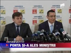 UPDATE /  Guvernul lui Victor Ponta