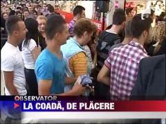 La coada, de placere