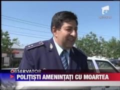 Au vrut sa ii bata pe politisti dupa ce au petrecut