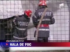 Bucuresti: Un depozit de pe Bd. Biruintei a luat foc