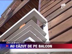 Baia Mare: Doi tineri au cazut de la etaj, cu tot cu balcon