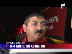 Nunta de pomina: mirele s-a rasturnat cu masina pe camp