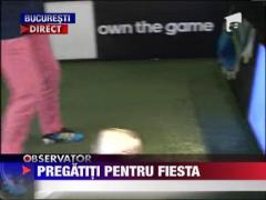 Centrul vechi al Capitalei este invadat de suporterii spanioli