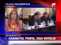 Cabinetul Ponta in Parlament pentru audierea ministrilor propusi si votul de incredere