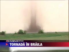 Tornada de praf in Braila