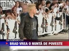 Brad Pitt vrea o nunta de poveste