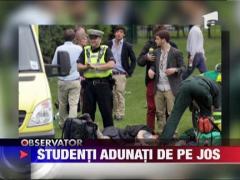 Marea Britanie: Tineri beti si cazuti pe jos