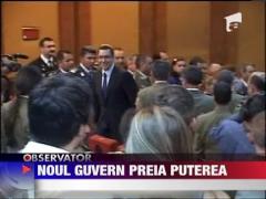 Noul Guvern preia puterea