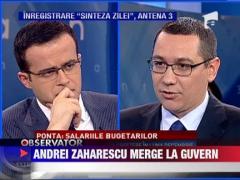 Andrei Zaharescu, noul purtator de cuvant al Guvernului