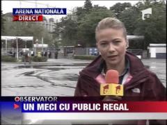 Spectacol pe teren si in tribune