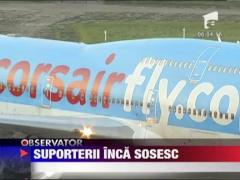 Inca 65 de avioane cu suporteri spaniloli sunt asteptate astazi