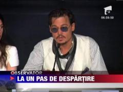 Vanessa Paradis si Johnny Depp, la un pas de despartire
