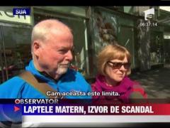 Laptele matern, izvor de scandal in revista "Time"