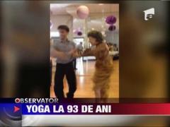 Instructoare de yoga de 93 de ani