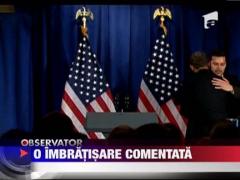 Barack Obama l-a imbratisat pe Ricky Martin