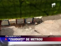 Lucrarile de la metrou afecteaza blocurile