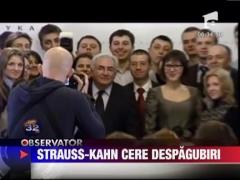 Dominique Strauss-Kahn ii cere despagubiri in valoare de un milion de dolari menajerei