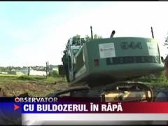 Ministrul de interne al landului Bavaria a cazut cu buldozerul in rapa