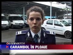 Carambol pe un bulevard din Resita