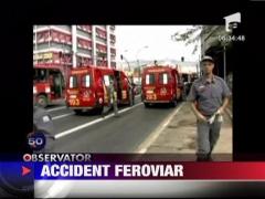 Accident feroviar in Sao Paulo