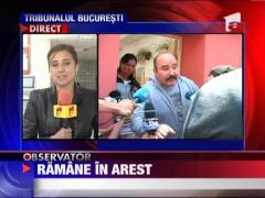 Nutu Camataru, ramane in arest