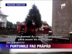 Furtunile fac prapad in toata tara
