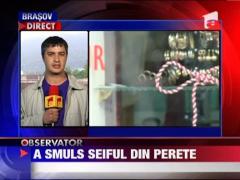 Seif furat dintr-o casa de schimb valutar