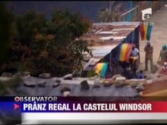 Regele Mihai al Romaniei, pranz regal la castelul Windsor