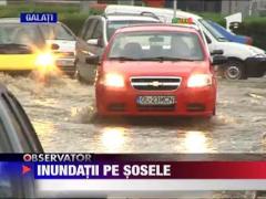 Inundatii pe sosele