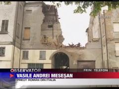 Urmarile dezastrului din Italia