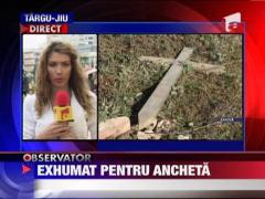 Barbat omorat de doi politisti, exhumat pentru ancheta