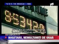 Bugetarii, nemultumiti de noul program