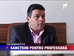 Profesoara acuzata ca a avut o relatie cu unul dintre elevii sai, sanctionata cu 15% din salariu