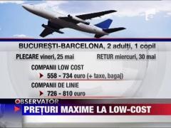 Preturi maxime la low-cost